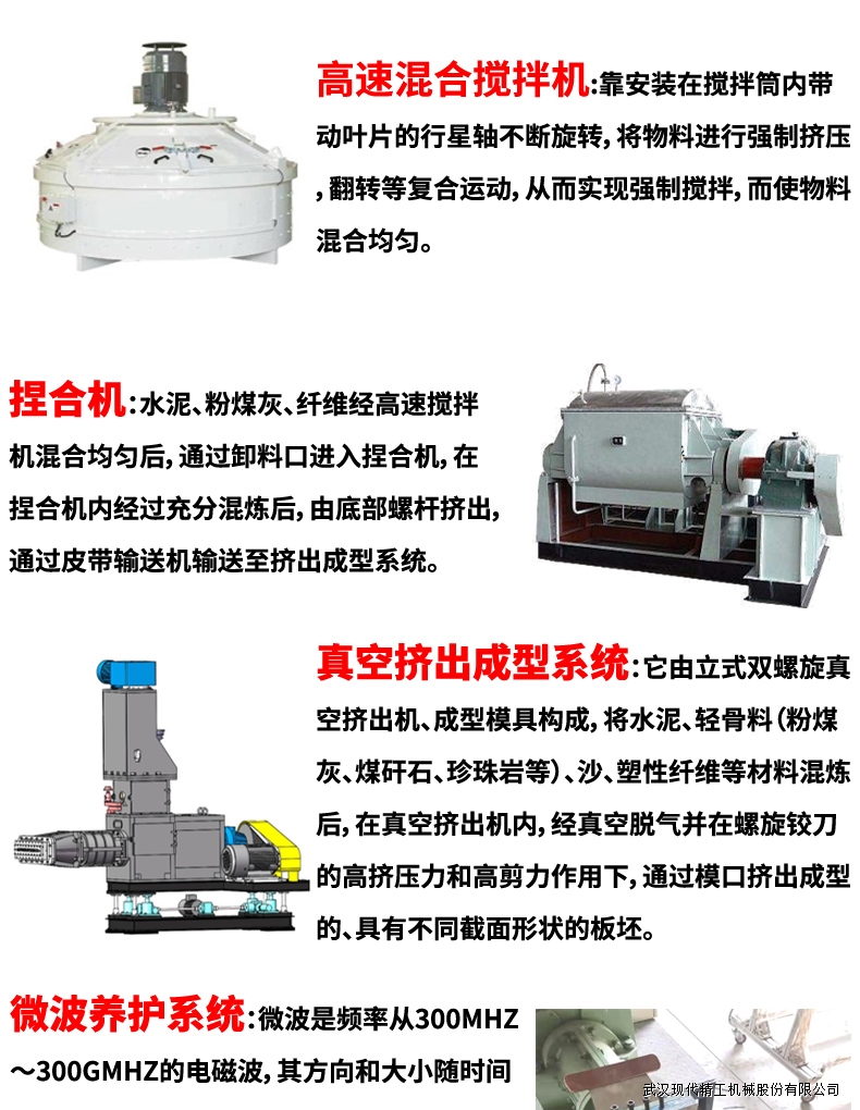 ECP真空擠出纖維水泥板設(shè)備生產(chǎn)線2